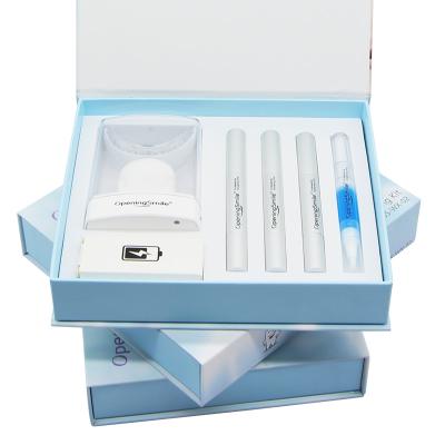 China Cordless Tooth Cleaner Teeth Whitening Gel Set Bleaching Pen Peroxide Non Led Teeth Whitening Kit 20*17.5*4 for sale