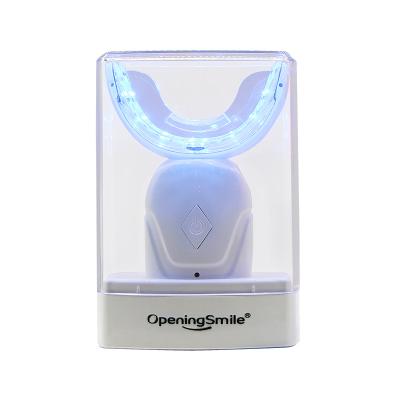 China OpeningSmile Reusable Home Red Blue Radio LED Light 2021 Rechargeable Teeth Whitening Led Light Private Logo for sale