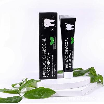 China Customized Fluoride Charcoal Free Natural Bamboo Teeth Whitening Whitening Toothpaste for sale