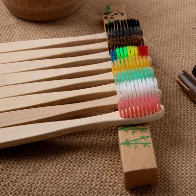 China Wholesale Biodegradable Soft Charcoal Bristle OpeningSmile Recycle Manual Brush Tooth U Shape Bamboo Toothbrush Kids for sale