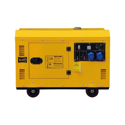 China BD-11000A High Quality Low Price 8kw Air Cooled Silent Diesel Generator For Home BD-11000SE for sale