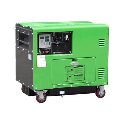 China BD-6500SEA high quality ce certificated 220v air cooled silent diesel generator for home BD-6500SE for sale