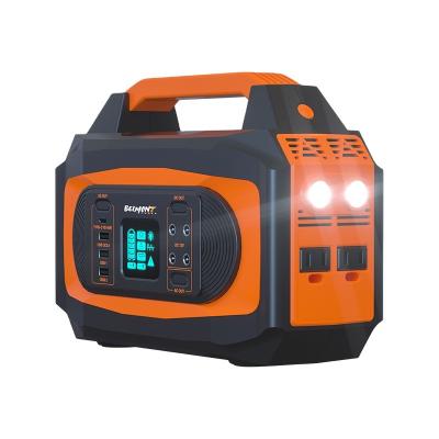 China Outdoor 110v Renewable AC Outlet 500w 2000w Portable Solar Power Generator For Outdoor RV Camping Travel for sale