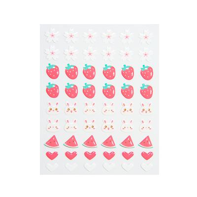 China Matte Self Adhesive Sprinkles Enamel Dots Custom 3D Epoxy Sticker For Paper Craft for sale