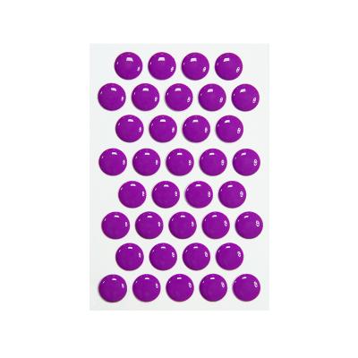 China Matte Enamel Dot Self Adhesive Enamel Dots Epoxy Resin 3d Sticker For DIY Scrapbooking Card Making Decoration for sale