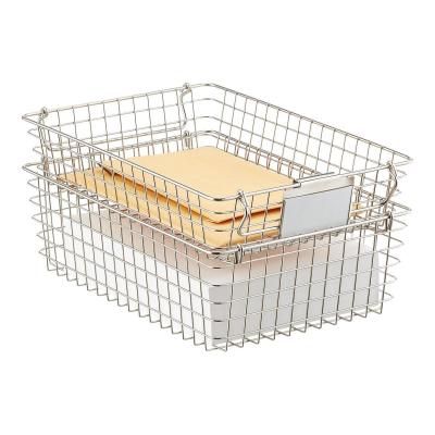 China Bathroom / Kitchen Brass Wire Basket for sale