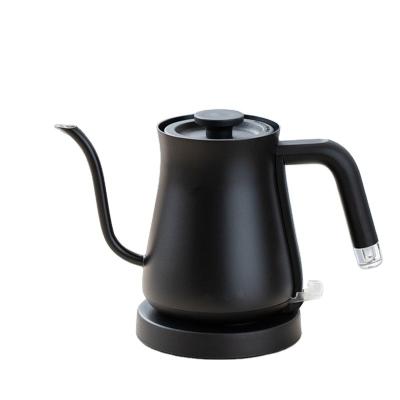 China New Design 360 Degree Coffee Maker Chinese Style TeapotHigh Quality Stainless Steel Handmade Kettle Low Gooseneck Rotation Portable Kettle New for sale