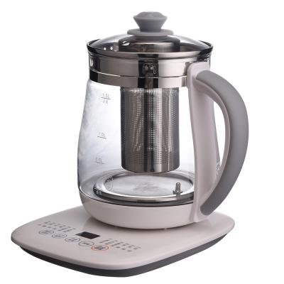 China 360 Degree Rotating Kitchen Appliances Small Low Health Preserving Kettle Electric Glass Water Heater Kettle Pot Tea Kettle for sale