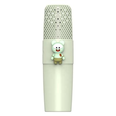 China K9 Wireless Kids Functional BT 5.0 Blue Tooth Speaker Karaoke Rechargeable Handheld Recording Wireless Microphone For Kids for sale