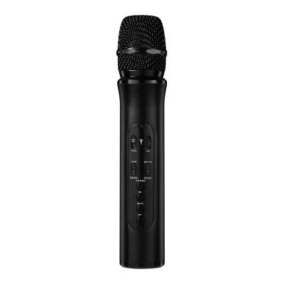 China New BT 5.0 Wireless Blue Tooth Speaker USB Functional Handheld Rechargeable Studio Recording UHF Karaoke Wireless Blue-tooth Microphone for sale