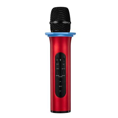 China Functional BT 5.0 Professional Handheld Rechargeable USB Blue Tooth Speaker Wireless Recording UHF Karaoke Blue-tooth Wireless Microphone for sale