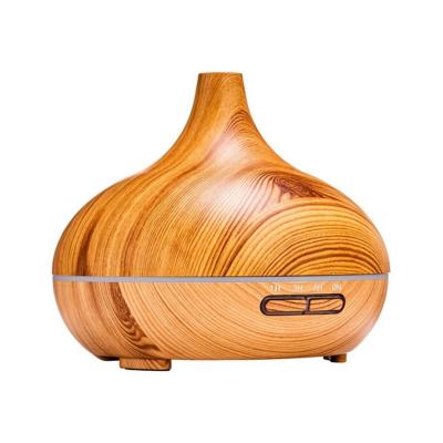 China Best Selling 500ml Essential Oil Aroma Diffuser Wooden 7 Grain Led Essential Oil Light Ultrasound Aromatherapy Aroma Diffuser Electric Chamber Appliances for sale