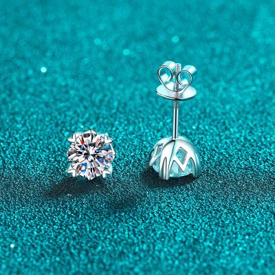 China PUSHI's other high quality sterling silver vvs moissanite earring Earrings Gift Jewelry 925 hot sale gift for sale