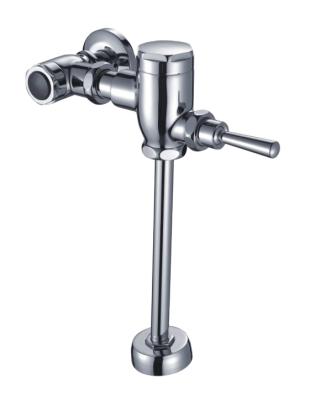 China Modern High Quality Manual Type WC Brass Manual Urinal Flush Valve With Chrome for sale