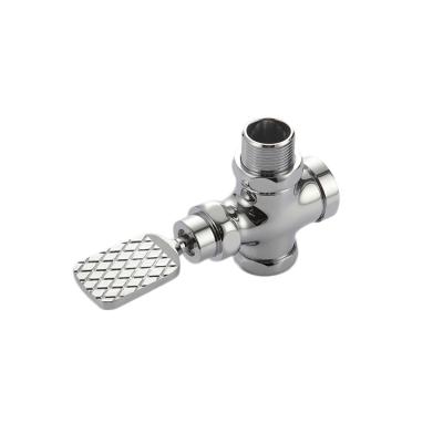 China Modern Type High Quality And Competitive Price Brass Toilet Pedal Drain Valve for sale