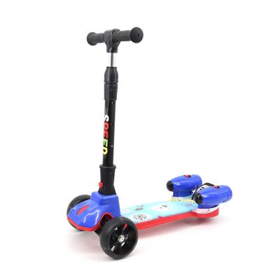 China 2019 New Kid Cool Spray Flame Model Kids Kick Scooter Adjustable Multifunctional Kids Scooter 3 Wheels Kick Scooter For Kids for sale