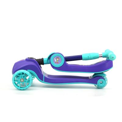 China Child China Factory Directly Supply 2 In 1 Seat Blue Baby Kids Scooter for sale