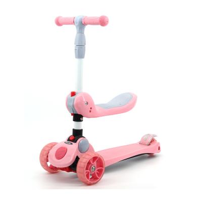 China Mini Scooter Toy 2020 Style New Style Kids Function Children Outdoor Sport 3 Wheel Kick Scooter Foot Scooter Flashing Skateboard for sale