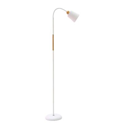 China Nordic Simple Bedroom Living Room Eye Protection Warehouse Style LED Vertical Floor Lamp for sale