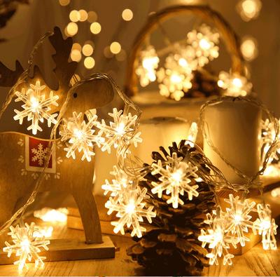 China Modern Decorative Christmas Tree Lights Snowflake Led String Light for sale