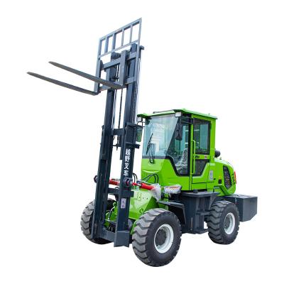 China food & Beverage Factory Promotion Articulated Offroad Diesel Forklift Forklift Truck Cheap Price for sale