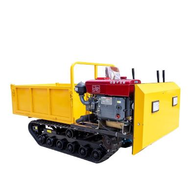 China Hot Selling 2 Ton Mini Hydraulic Crawler Dump Dumper Carrier Farm Crawler Transport Truck For Cheap for sale