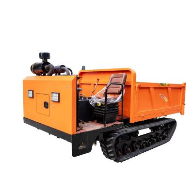 China Hydraulic dump hot sale small crawler haulage dumper 4 ton load all terrain crawler off road hauler diesel crawler dumper for sale