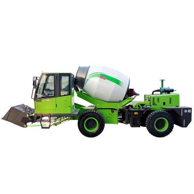 China Cultivates Mobile Small 2.6 Cubic Meter Self Loading Concrete Mixer Truck Efficient Output for sale