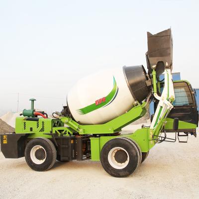 China Farms Path Machine Concrete Mixer Truck Mounted 3 Cubic Meters In Hor Sale for sale