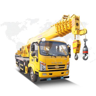 China TRUCK CRANE 130HP Truck Crane Automatically Hydraulic Lifting 10 Tons With Engine Power 11KW for sale