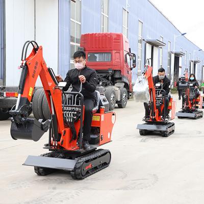 China 0.8 Ton Factory Spot Express Mini Crawler Excavators Small Mini Digger Micro Excavator 0.8 Ton for sale