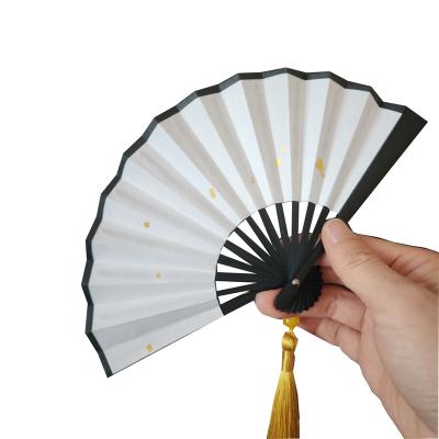 China China 4 Inch Small Fan Custom Printed Logo Folding High Quality Personalized Bamboo Hand Held Fan Printed Fans for sale