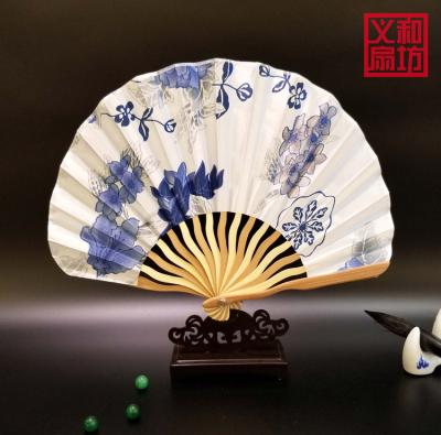 China Wholesale Exquisite China Chinese Style Bamboo Folding Fan Fan Gift Home Decoration for sale