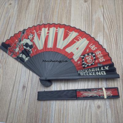 China China customized customized kongfu plastic fan 13inch large folding hand fan for sale