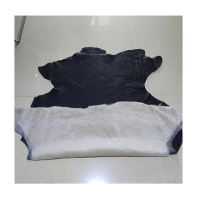 China Double faced genuine shearling sheepskin leather for garment lining for sale