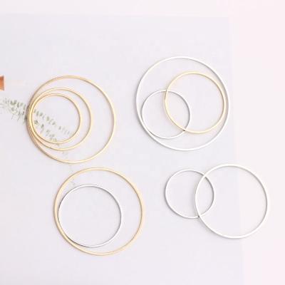 China Bohemia moyamiya DIY craft material charms small accessories 2020 wholesale stainless steel 20-35mm silver gold unfaded for sale