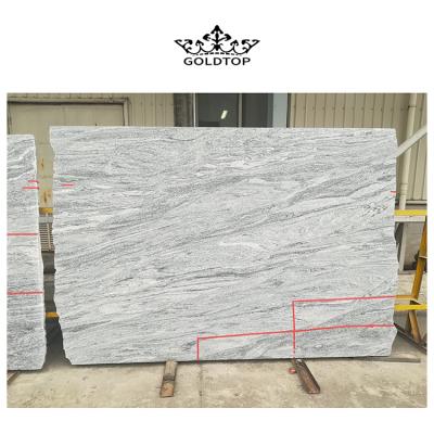 China Modern Natural Stone Viscount White Granite Slab with Gray Vein for Countertops and Tiles for sale