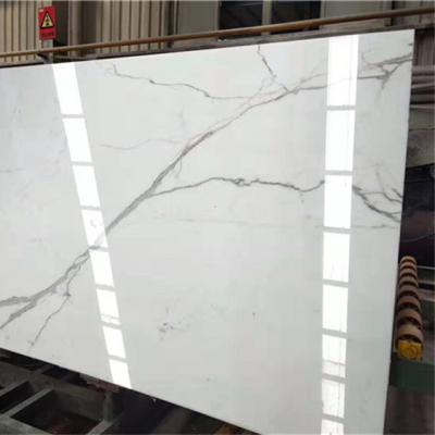 China Modern Honed Calacatta Marble Green Marble Kitchen Countertops Bathroom Vanity Unit With Marble Top for sale