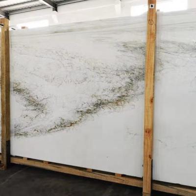 China Modern Pure Artificial White Veins And Marble Nano Crystallized Glass Stone Slabs for sale