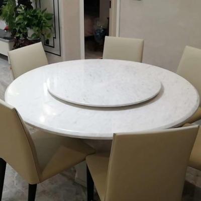 China Best Quality Modern Ariston White Marble Table Tops for Dinner for sale