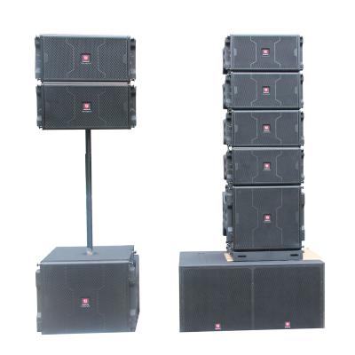 China NO Line array single 10 inch LA110 indoor outdoor show sound system powerful heavy sound line array Active and passive for sale