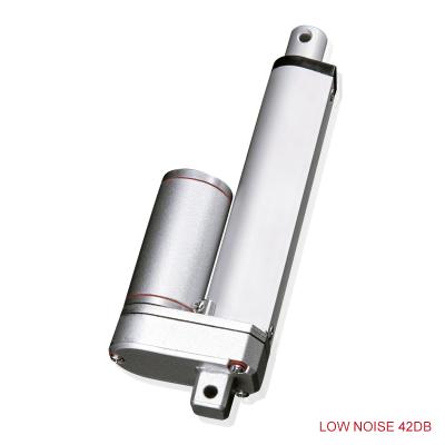 China Waterproof 100mm Stroke 1500N Low Noise Linear Load Actuator 12V for sale