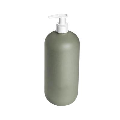 China New Design Personal Care Shampoo HDPE Plastic Bottles 420ml 500ml 750ml Matte Soft Touch Beauty Care Lot Pump Dispenser for sale