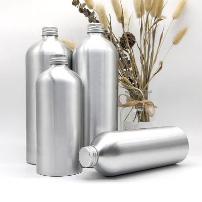 China Cosmetic Aluminum Spray Lotion Bottle Metal Spray Bottles Refillable Cosmetic Perfume Bottle for sale