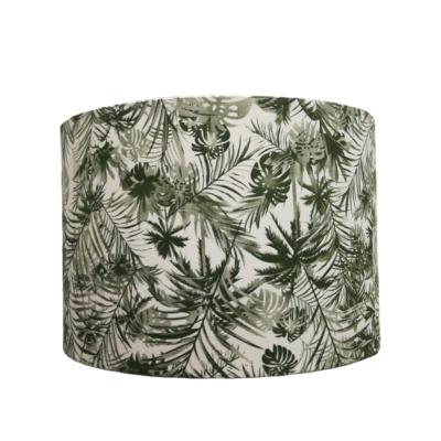 China Antique Palm Leaf Lampshade Light Shade Leaves Jungle Lampshade Tropical Botanical Bedroom for sale