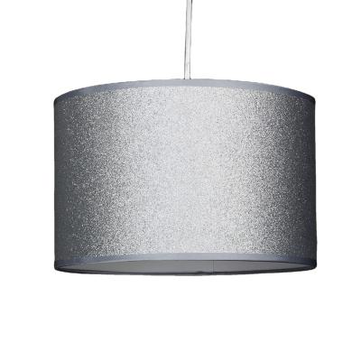 China Cheap Aluminum Lampshade Wholesale Cover Fabric Glitter Aluminum Lampshade For Home Decoration for sale