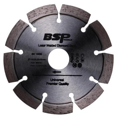 China Masonry Tuck Pointer Saw Blade 115MM Outer Segment for Mortar Joints and Masonry Cleaning Surfaces for sale