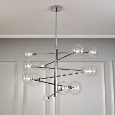 China Wholesale Hot Modern Living Room Bedroom Modern Bedroom Chandelier Glass Ball Home Decoration for sale