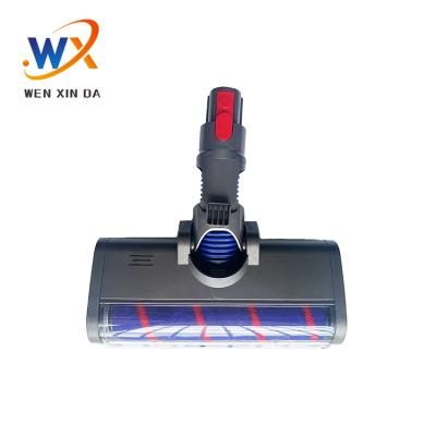 China Exterior For Dysons V6 V7 V8 V10 V11 Sapre Parts Vacuum Cleaner Brush Of Carpet Detachable Roller Main Brush Attachment With Led for sale