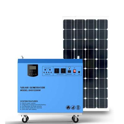 China Factory Price Home Portable Solar Generator Multi Purpose All In One Solar Power Generator for sale